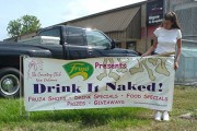 Promotional banners made in Harahan for Fruja products